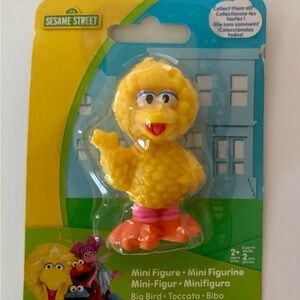 Sesame Street Big Bird Mini Figure - Yellow and Orange